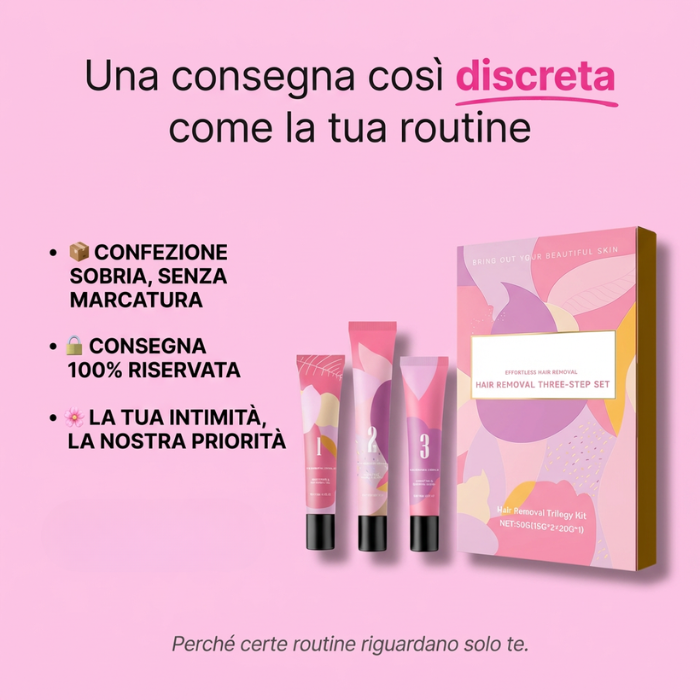 Kit crema depilatoria