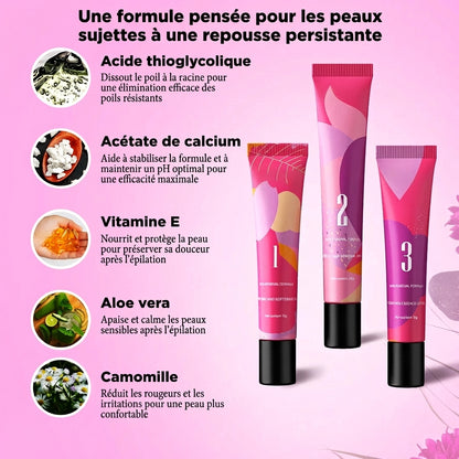Kit de crema depilatoria