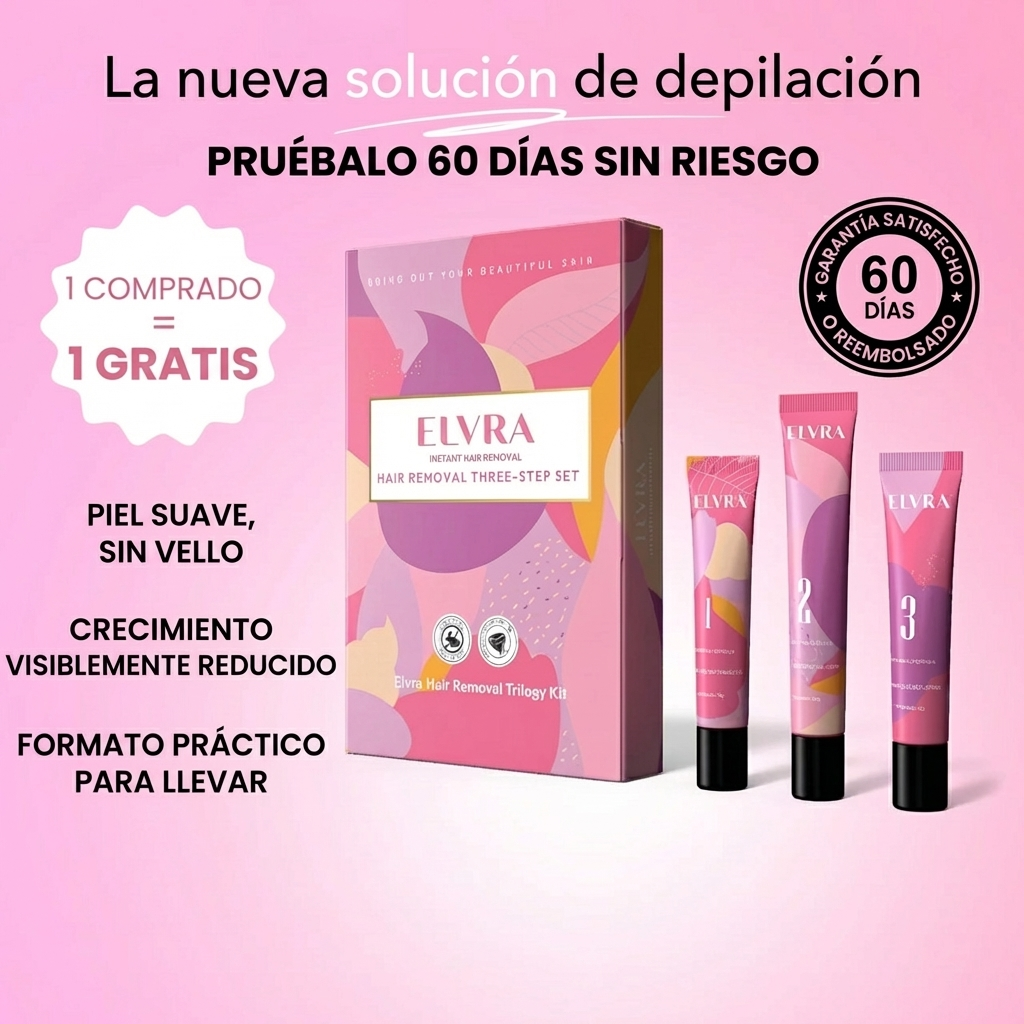 Kit de crema depilatoria