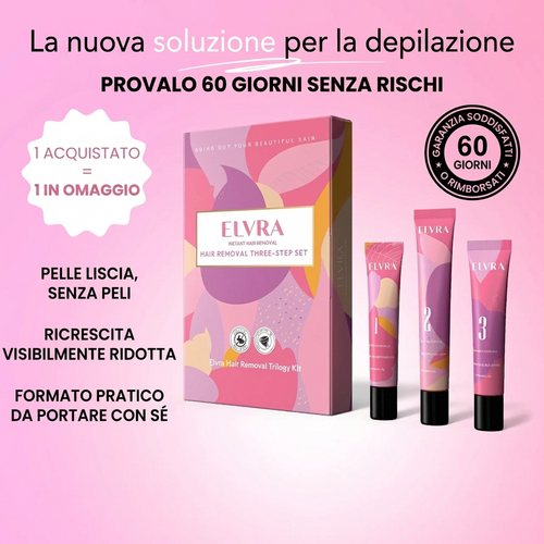 Kit crema depilatoria