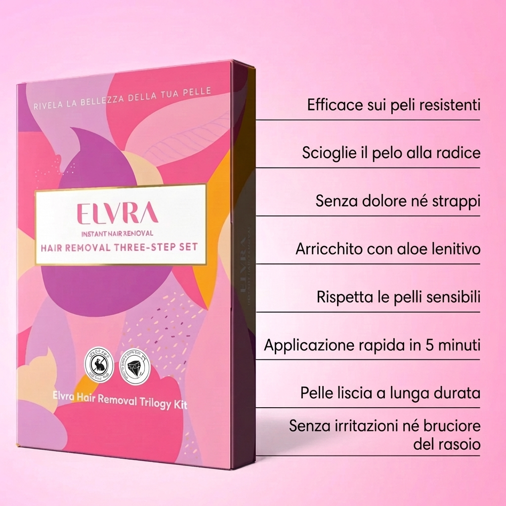 Kit crema depilatoria