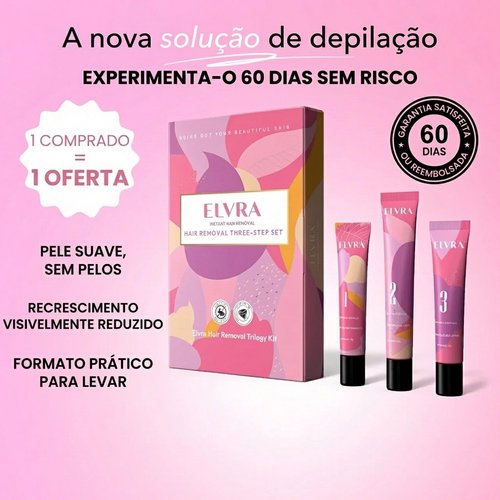 Kit de creme depilatório
