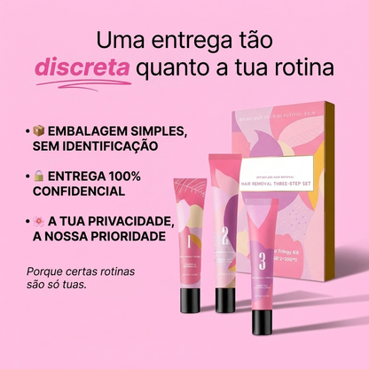 Kit de creme depilatório