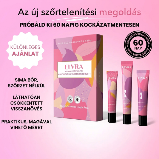 Szőrtelenítő krém szett